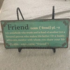 Cute friend sign